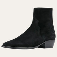 Black Ankle Cowboy Boots