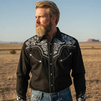 Black Western Shirt