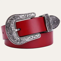 Cowboy Riem Dames Rood