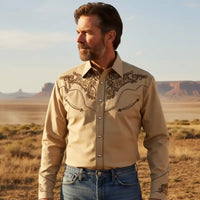 Western Shirt Beige