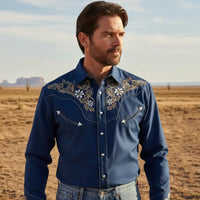 Western Shirt Blue