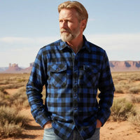 Western Shirt Plaid Heren