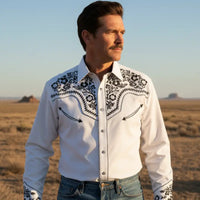 White Western Shirt