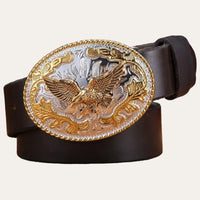 Black Belt with Western Buckle