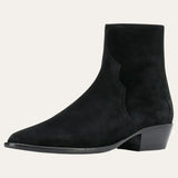 Black Ankle Cowboy Boots