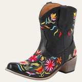 Black Western Ankle Boots