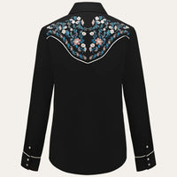 Black Western Blouse