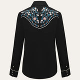Black Western Blouse