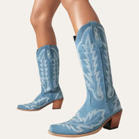 Blue Cowboy Boots Country