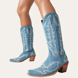 Blue Cowboy Boots Country