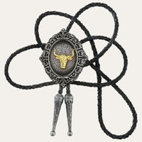 Buffalo Bolo Tie Cowboy