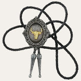 Buffalo Bolo Tie Cowboy