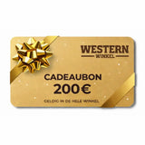 Cadeaubon Western Winkel 200 Euros