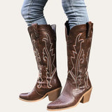 Cowboy Boots Dames Bruin Origineel