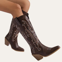 Cowboy Boots Dames Bruin Country