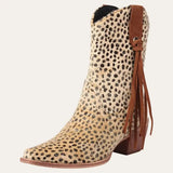 Cowboy Boots Leopard Print