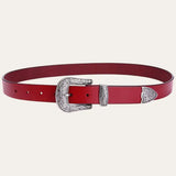 Cowboy Riem Dames Rood