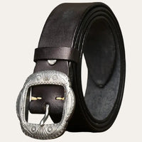Cowboy Riem Heren Vintage Zwart Leer