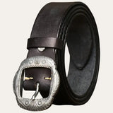 Cowboy Riem Heren Vintage Zwart Leer