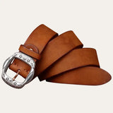 Cowboy Riem Heren Vintage Bruin Leer