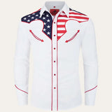 Cowboy Shirt USA Flag