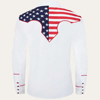 Cowboy Shirt USA Flag