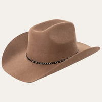 Manfield - Dames - Beige suède cowboy laarzen met zilverkleurige studs - Maat 37 Manfield - Dames - Beige suède cowboy laarzen met zilverkleurige studs - Maat 37