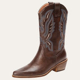 Cowboylaarzen Dames Bruin Leer