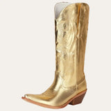 Cowboylaarzen Dames Goud