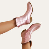 Cowboylaarzen Dames Roze Country