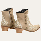 Cowboylaarzen Kort Beige Origineel