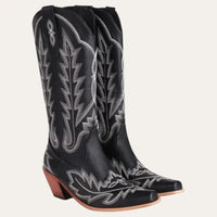 Cowboylaarzen Zwart Hoog Damen