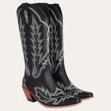 Cowboylaarzen Zwart Hoog Damen