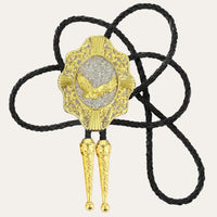 Gold Bolo Tie Cowboy