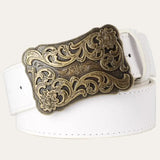 Imitatieleer Western Riem Dames Wit