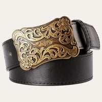 Imitatieleer Western Riem Dames Zwart