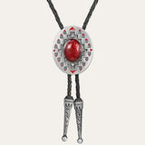 Indian Silver Bolo Tie
