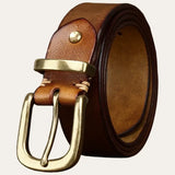 Leren Western Riem Bruin