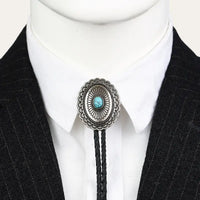 Silver Bolo Tie Western