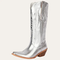 Silver Cowgirl Boots