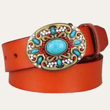 Turquoise Western Belt Origineel