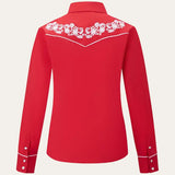 Western Blouse Rood