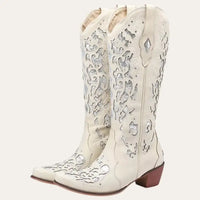 Western Boots Dames Beige Origineel