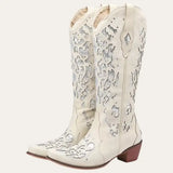 Western Boots Dames Beige Origineel