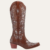 Western Boots Dames Bruin Origineel