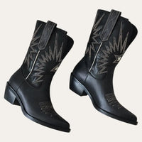 Western Boots Zwart Cowgirl