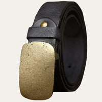 Western Cowboy Belt met Gesp Goud