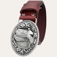 Western Riem met Cowboylaarzen Gesp